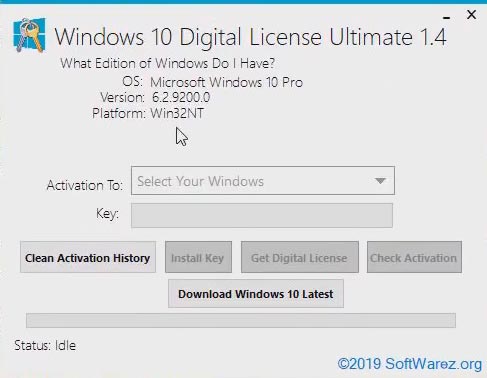 Windows 10 Digital License Activator Terbaru