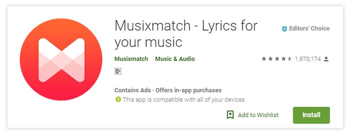 MusixMatch Lyrics Audio Streaming