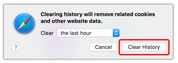 Clear History Safari