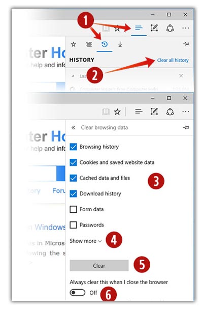 Cara-menghapus-riwayat-penelusuran-microsoft-edge