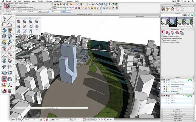 FormZ 3D Design Application CAD MacOSX Free
