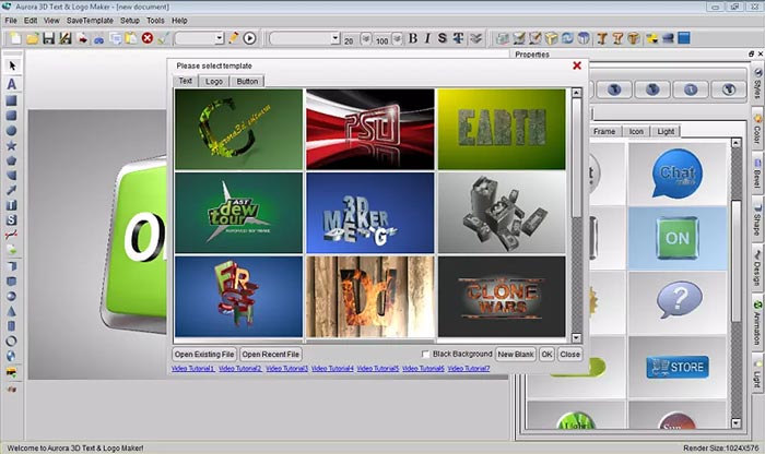 Download Aurora 3D Text Logo Maker Full Crack Windows PC Free Keygen
