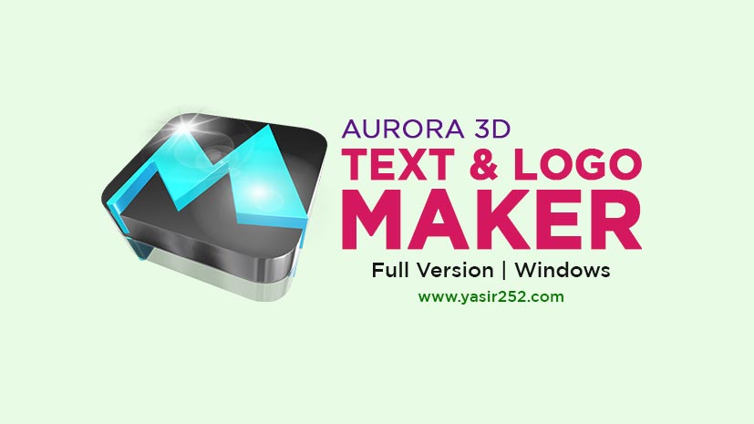 aurora 3d text logo maker full