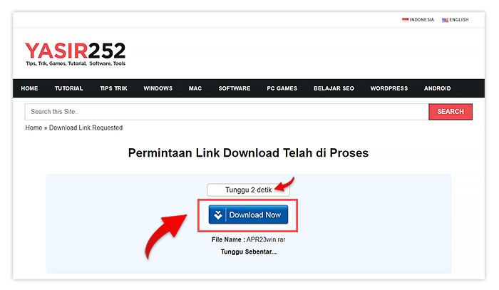 Cara Download di Website Yasir252