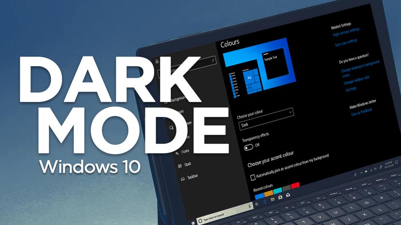 Cara Mengaktifkan Fitur Dark Mode Windows 10