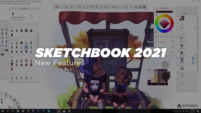 Autodesk SketchBook Pro 2021 for Mac Free Download 2020