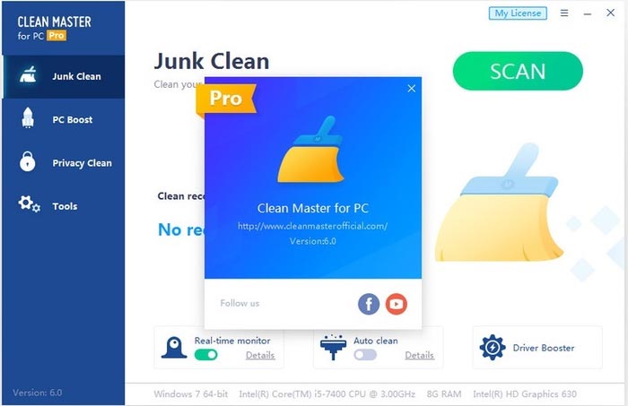Clean Master PC Pro Software Free