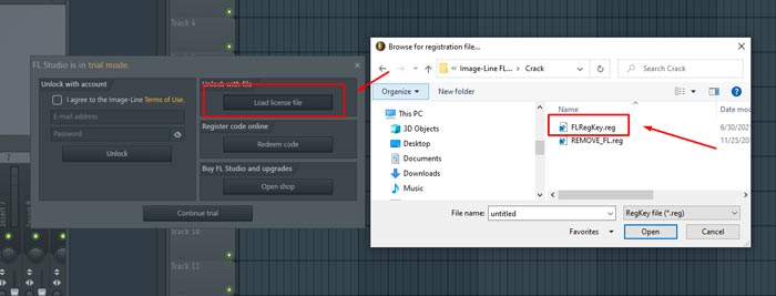 Unlock FL Studio 20 FLRegKey Crack