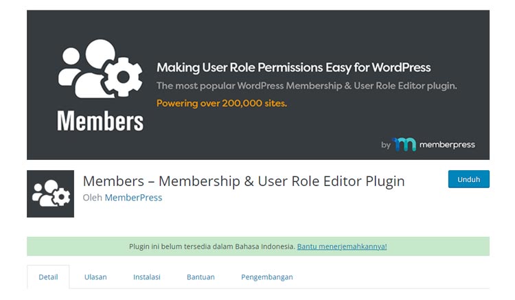 Plugin WordPress User Roles dan Permissions