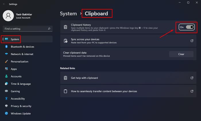 Tips Windows 11 Mengaktifkan Clipboard History