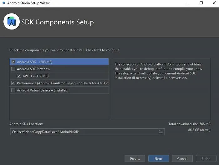 Cara Install Android Studio SDK Komponen