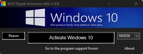 W10 Digital Activation Windows Activator Free Download