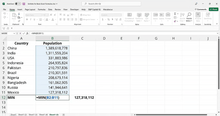 27 Rumus Penting Microsoft Excel MIN