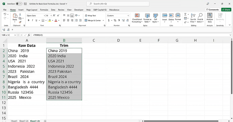 27 Rumus Penting Microsoft Excel TRIM