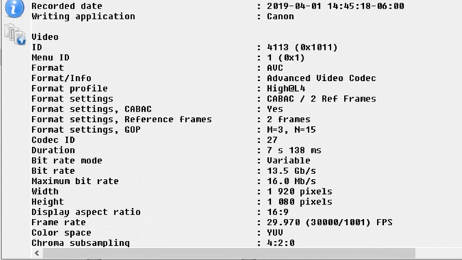 Download MediaInfo Full Version Interface 1