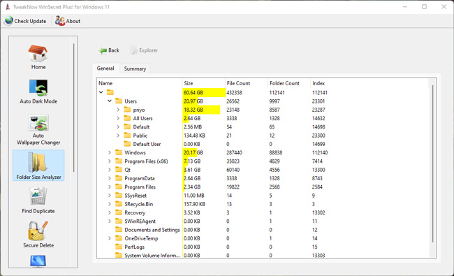Download TweakNow Full Version Interface