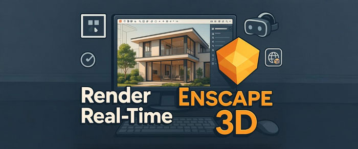 Download Enscape for SketchUp 2024 Full Version Free with Complete Assets