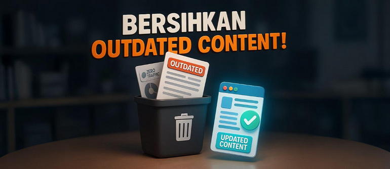 Proses menghapus konten lama dan buruk dari website