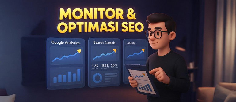 Monitoring dan analisis performa situs setelah Optimasi SEO