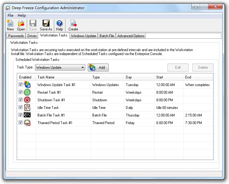 Deep Freeze Full Crack Configurator Administrator Menu