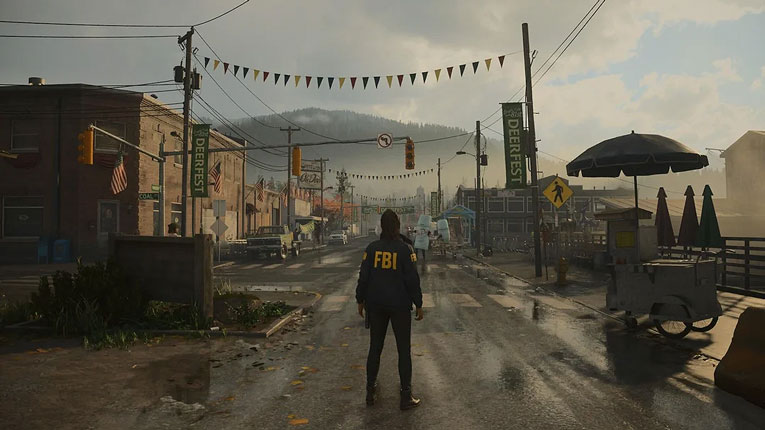 Alan Wake 2 Gameplay Screenshot Bright Falls PC Version