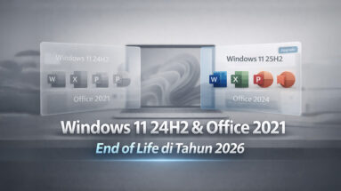 Kiamat Software Microsoft di 2026, Windows 11 24H2 & Office 2021 Resmi Pensiun, Ini Nasib Lisensi Kamu!