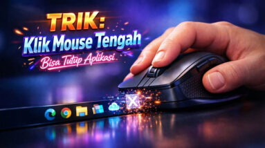 Cara Middle Click Close Aplikasi Taskbar Windows 11