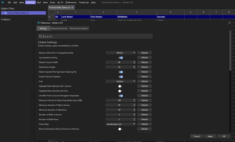 Modern CSV 2.2.2 Full Version Free Download