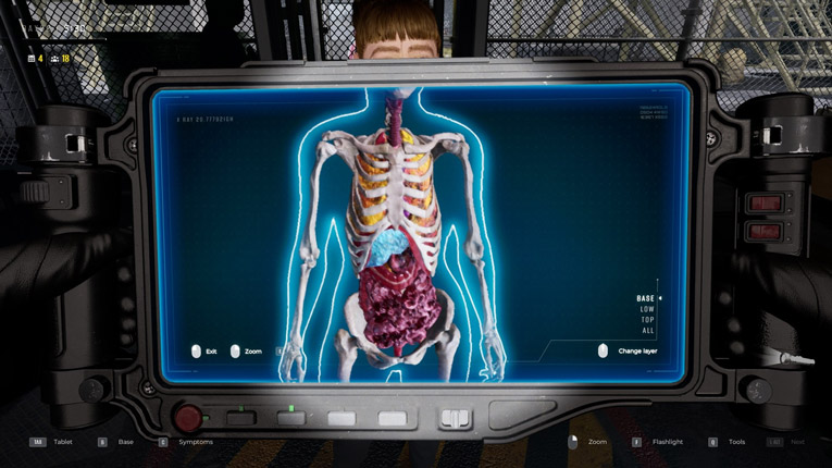 Proses scanning NPC dengan X-Ray di Quarantine Zone v1.0.1 Full Crack
