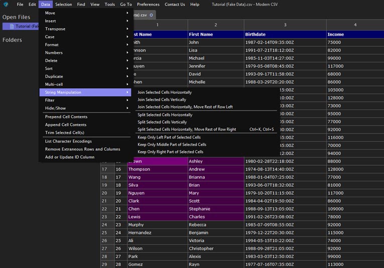 Modern CSV Download for Windows Mac Linux