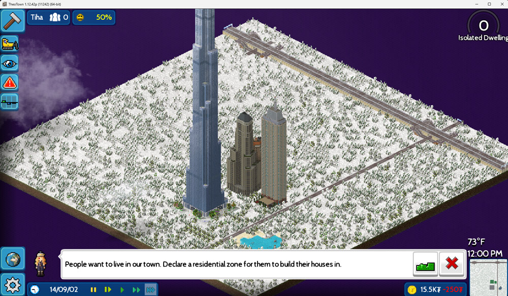 Preview of skyscraper and city skyline plugins for TheoTown simulation
