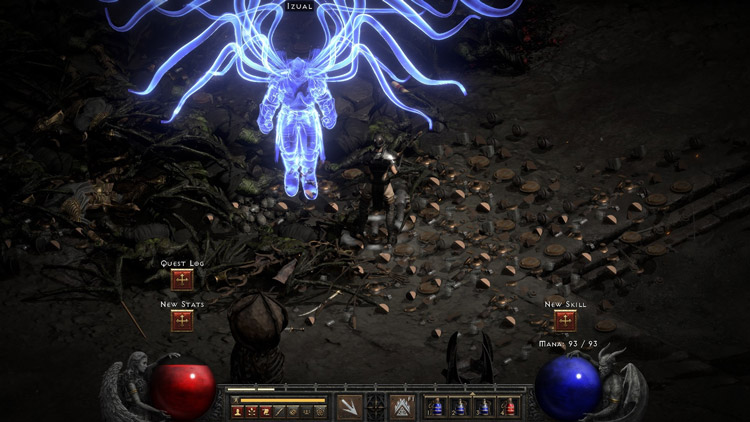 Diablo II Resurrected Infernal Boss Fight Gameplay