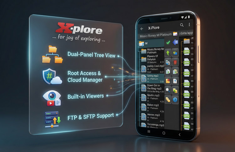 X-plore File Manager MOD APK New Features and Free Download Link