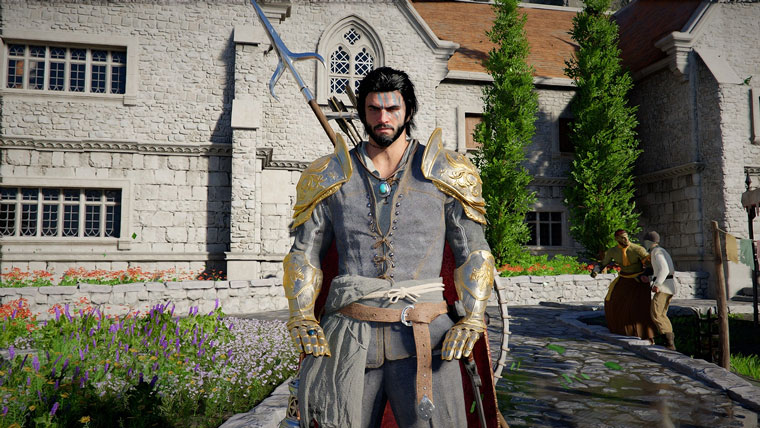 Crimson Desert Full Crack Character Visuals - Close up of Kliff and mercenary gear.