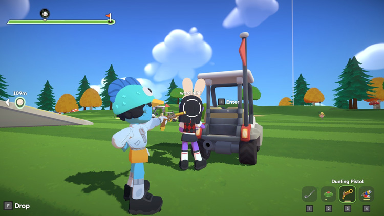 Super Battle Golf Full Version gameplay chaos dan custom character