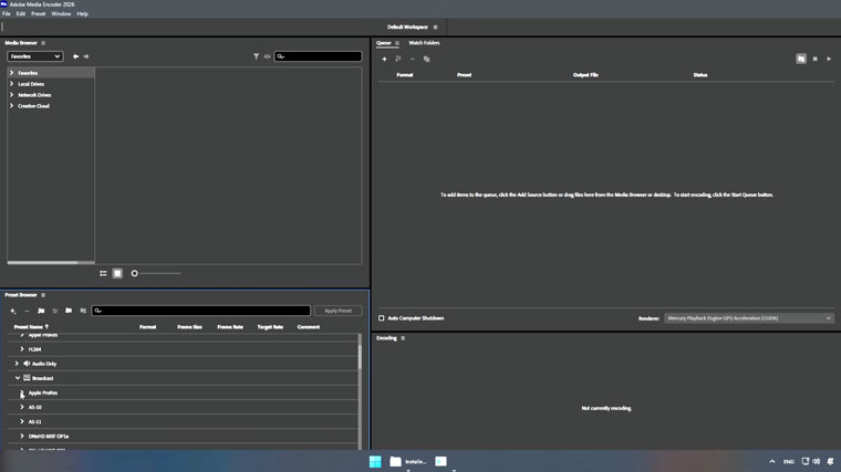 Adobe Media Encoder 2026 Free Download with Crack