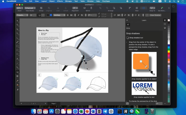 CorelDRAW 2026 Mac Full Version interface and workspace layout