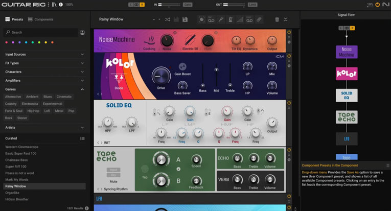 Guitar Rig 7 Pro MacOS Full Version User Interface and Virtual Rack