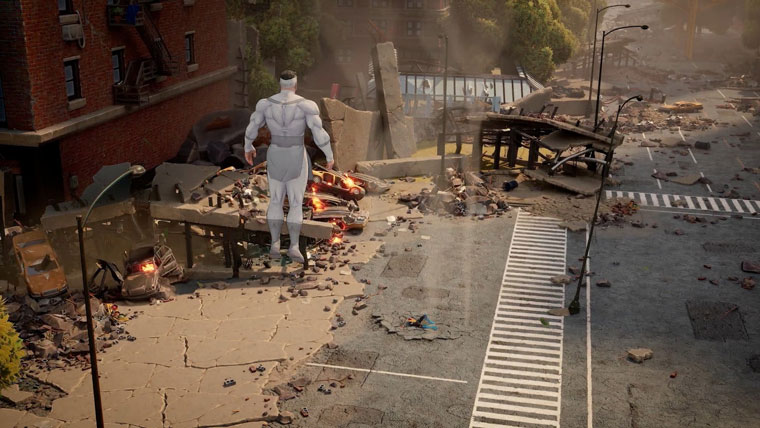 Invincible VS Cinematic Scene moment