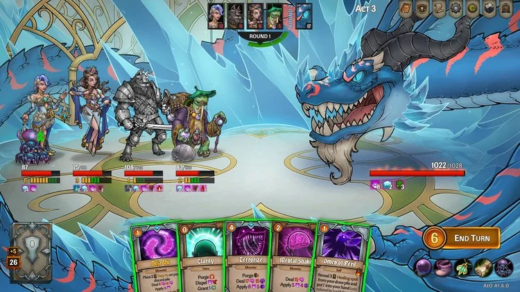 Across The Obelisk melawan ice dragon battle