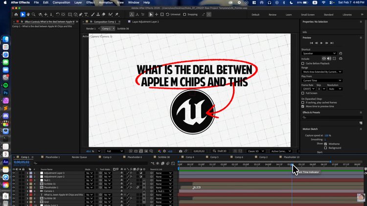 Adobe After Effects 2026 full version for motion graphics and compositing with 3D meshes