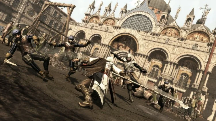Assassins Creed 2 gameplay combat melawan NPC