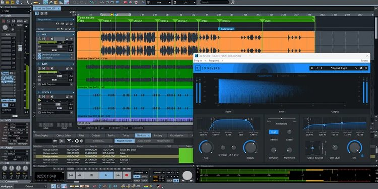 Boris FX Music Studio 2026 Full Version workspace view