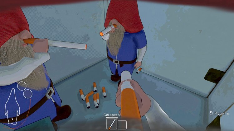 Burglin Gnomes gameplay 3 gnomes sedang merokok bareng lucu-lucuan
