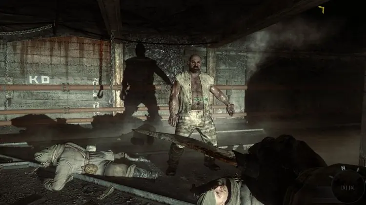 Call Of Duty Black Ops PC Game knife fight against Sergei in the final mission