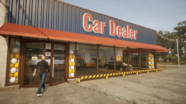 Car Dealer Simulator gameplay toko dealer baru dibuka