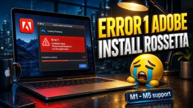 Cara Mengatasi Error 1 Saat Install Adobe di Mac Apple Silicon