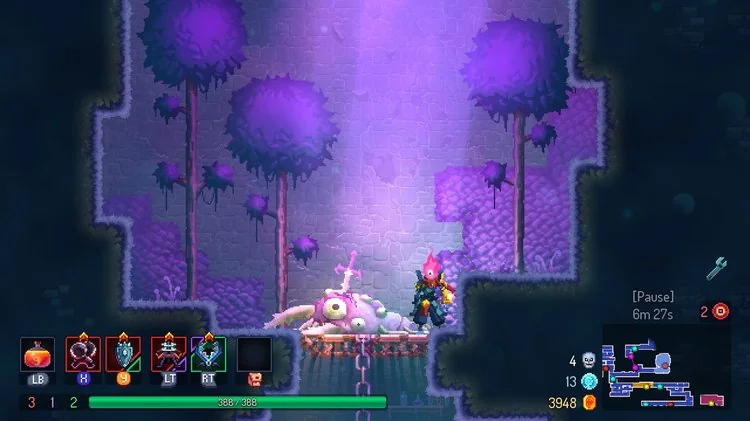 Dead Cells gameplay screenshot area castle