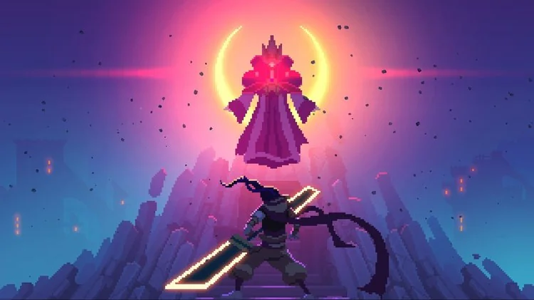 Dead Cells gameplay boss fight