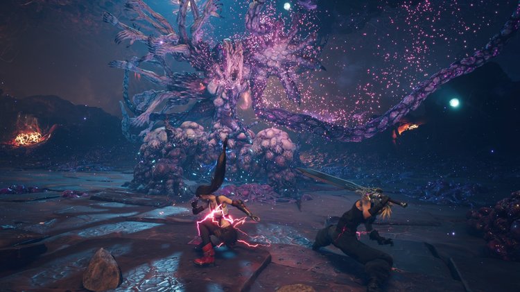 Final Fantasy VII Rebirth PC Game Epic Boss Fight Scene